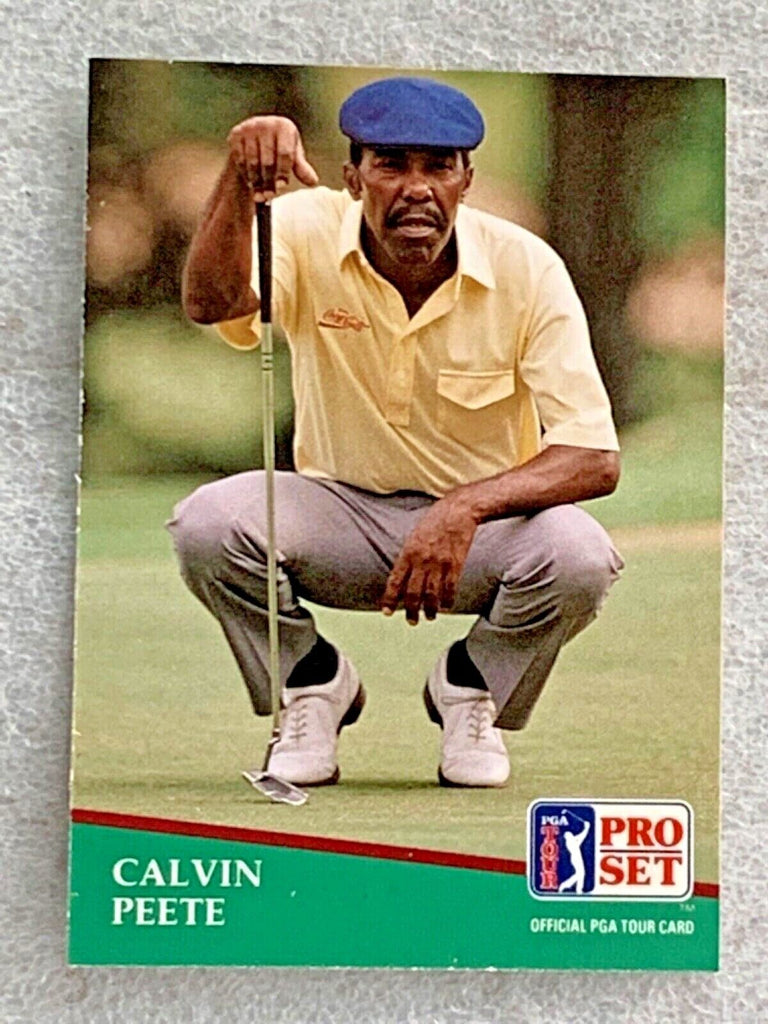 THE FIRST AFRICAN AMERICAN GOLF CHAMPION … CALVIN PEETE