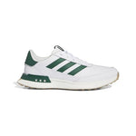 adidas Men's S2G Spikeless Leather 24 Golf Shoes, Footwear White/Collegiate Green/Gum 4, 10