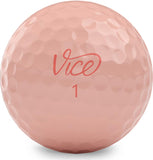 VICE Pro Soft Golf Balls (Prior Model), Peach Parfait