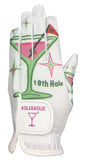 Giggle Golf Women's Golf Glove (Large, Worn On Left Hand, 19th Hole)