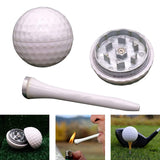 OJDXDY Golf Ball Spice Grinder Set, 3 Pcs Portable, Creative Gift for Dad Grandpa