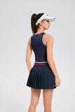 Two Piece Tennis Skirt Set
