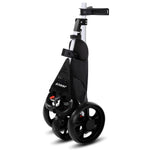 JANUS Golf cart, Foldable Golf Push cart, Golf Bag cart, Golf Pull cart with Phone Holder and Storage Bag. Golf Caddy had Large Wing or Small Wing, can be Suitable for Golf Bags of Different Sizes.