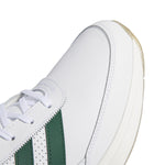 adidas Men's S2G Spikeless Leather 24 Golf Shoes, Footwear White/Collegiate Green/Gum 4, 10