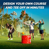 bucketgolf Game Pro The Original Ultimate Backyard Golf Game for Family, Adults and Kids - Portable 9 Hole Golf Course Play Outdoor, Lawn, Park, Beach, Yard