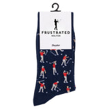 Funny Angry Golfer Socks