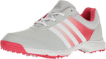 adidas Women's Tech Response Golf Shoe, Clear/Grey/Coral Pink, 7.5 M US