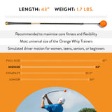 Orange Whip Mid-Size Golf Swing Trainer Aid