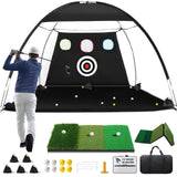 Golf Net, 10x7ft Golf Hitting Aid