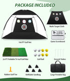 Golf Net, 10x7ft Golf Hitting Aid