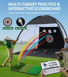 Golf Net, 10x7ft Golf Hitting Aid