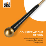 Orange Whip Mid-Size Golf Swing Trainer Aid