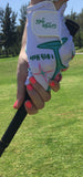 Giggle Golf Women's Golf Glove (Large, Worn On Left Hand, 19th Hole)