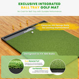 Integrated 5x4ft Golf Mat with Ball Tray, Thickening Golf Mats