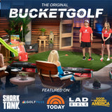 bucketgolf Game Pro The Original Ultimate Backyard Golf Game for Family, Adults and Kids - Portable 9 Hole Golf Course Play Outdoor, Lawn, Park, Beach, Yard