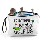 ARIOSEY Golf Gifts,Golf Balls for Women,Small Golf Bag,Golf Ball Bag,Purse Makeup Bag,Cosmetic Bag for Purse,Birthday Gifts for Friends Female,Gifts for Golfers,Golf Accessories