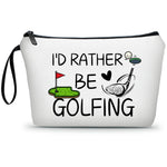 ARIOSEY Golf Gifts,Golf Balls for Women,Small Golf Bag,Golf Ball Bag,Purse Makeup Bag,Cosmetic Bag for Purse,Birthday Gifts for Friends Female,Gifts for Golfers,Golf Accessories