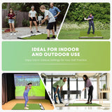 Integrated 5x4ft Golf Mat with Ball Tray, Thickening Golf Mats