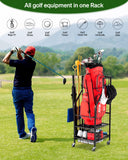 FHXZH Golf Bag Storage Garage Organizer