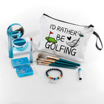 ARIOSEY Golf Gifts,Golf Balls for Women,Small Golf Bag,Golf Ball Bag,Purse Makeup Bag,Cosmetic Bag for Purse,Birthday Gifts for Friends Female,Gifts for Golfers,Golf Accessories