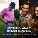 The Byrd Belt - Reversible Golf Belt with Ball Marker