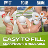 GoSports Mulligan Shots Golf Ball Shot Glasses