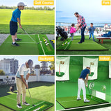 RELIANCER 5x4FT Golf Hitting Mat