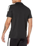 PUMA mens Teamliga Sideline Polo Shirt, Black/White, Large US