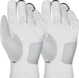 Nike Men's Dura Feel Golf Glove (2-Pack) (White), Medium-Large, Left Hand