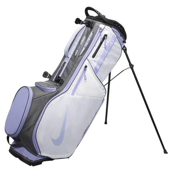 Nike Air Hybrid 2 Golf Carry Stand Bag (White/Iron Grey/Purple Pulse)