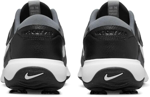 Nike Victory Pro 3 Men's Golf Shoes (DV6800-010, Black/White-Smoke Grey) Size 9.5 - Image 4