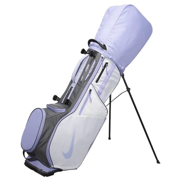 Nike Air Hybrid 2 Golf Carry Stand Bag (White/Iron Grey/Purple Pulse) - Image 5