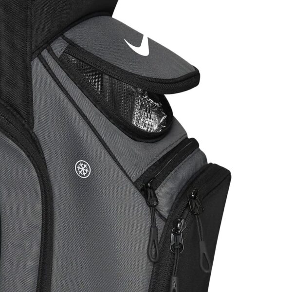 Nike Performance Cart Golf Bag Black | Gray | White - Image 6