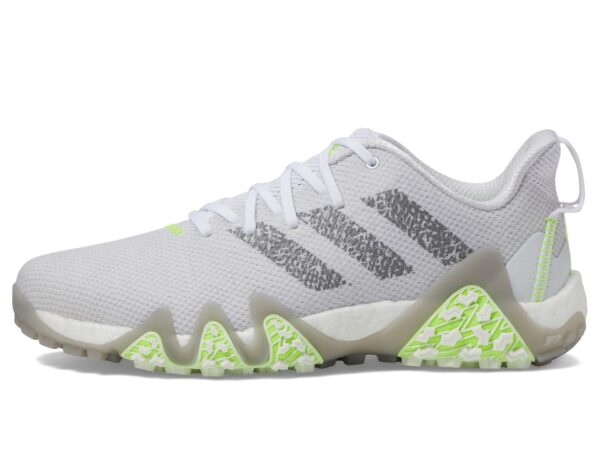 adidas Men's CodeChaos 22 Spikeless Golf Shoes, Footwear White/Grey Three/Lucid Lemon, 8.5 - Image 4