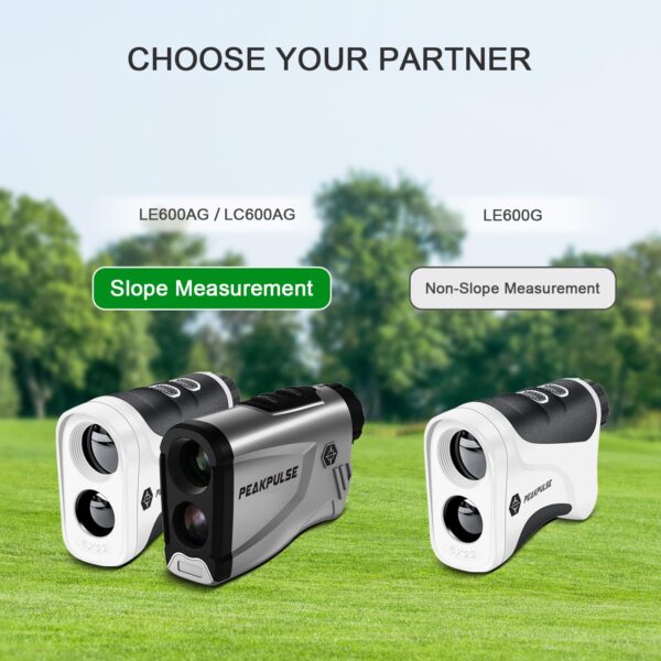 PEAKPULSE Golf Rangefinder 650 Yards Range Finder Golfing Laser Distance Measurement 6X Magnification 0.5 Yard Accuracy Flag Pole Locking Vibration Fast Focus System Tournament Legal - Image 5