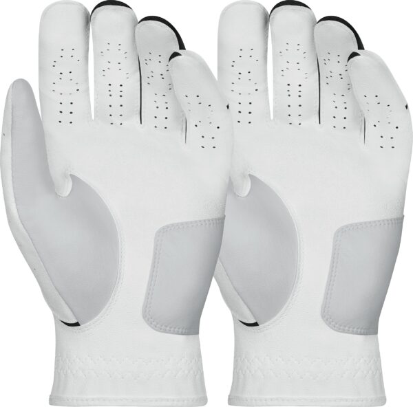 Nike Men's Dura Feel Golf Glove (2-Pack) (White), Medium-Large, Left Hand - Image 2