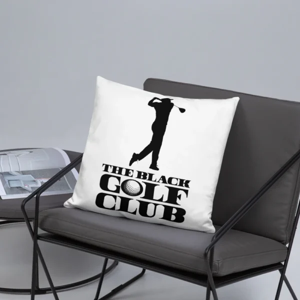 BLACK GOLF CLUB Basic Pillow - Image 20