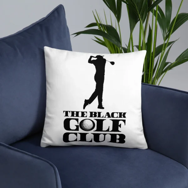 BLACK GOLF CLUB Basic Pillow - Image 22