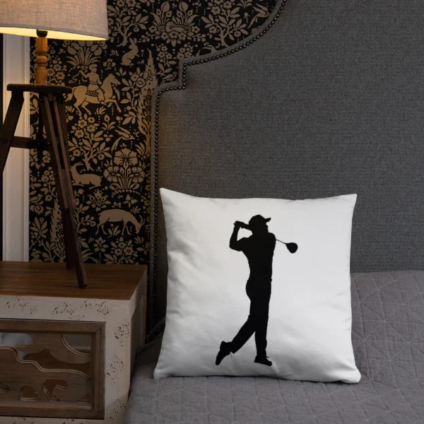 BLACK GOLF CLUB Basic Pillow