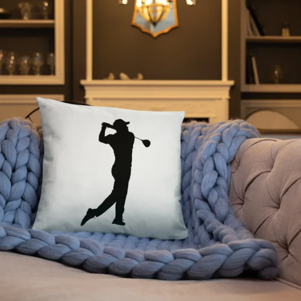 BLACK GOLF CLUB Basic Pillow - Image 12