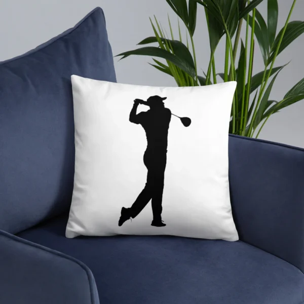 BLACK GOLF CLUB Basic Pillow - Image 26