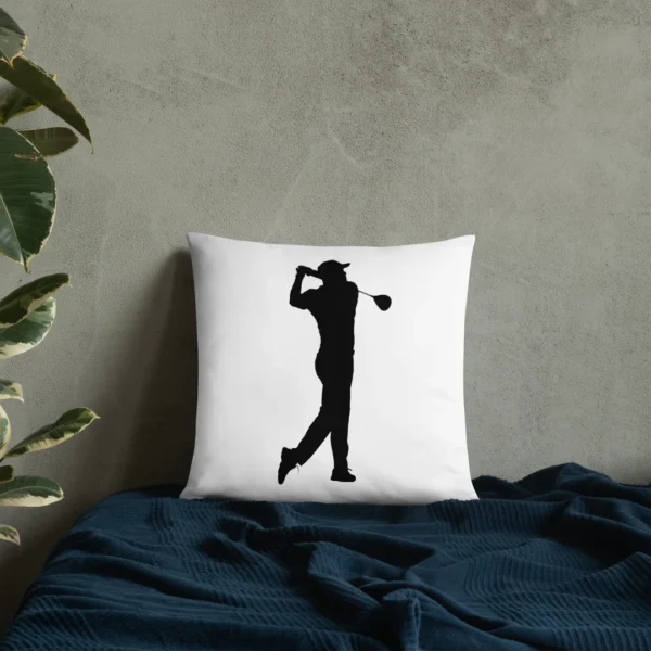 BLACK GOLF CLUB Basic Pillow - Image 33