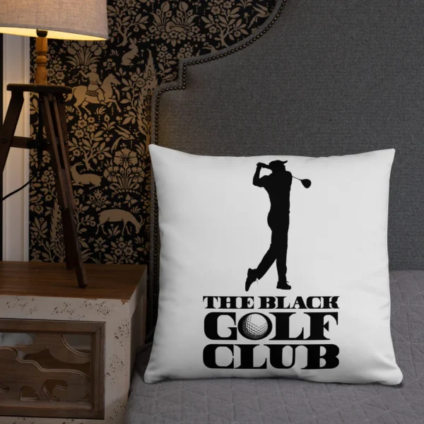 BLACK GOLF CLUB Basic Pillow - Image 39