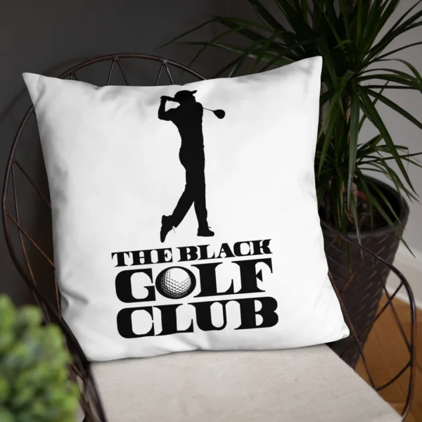 BLACK GOLF CLUB Basic Pillow - Image 15