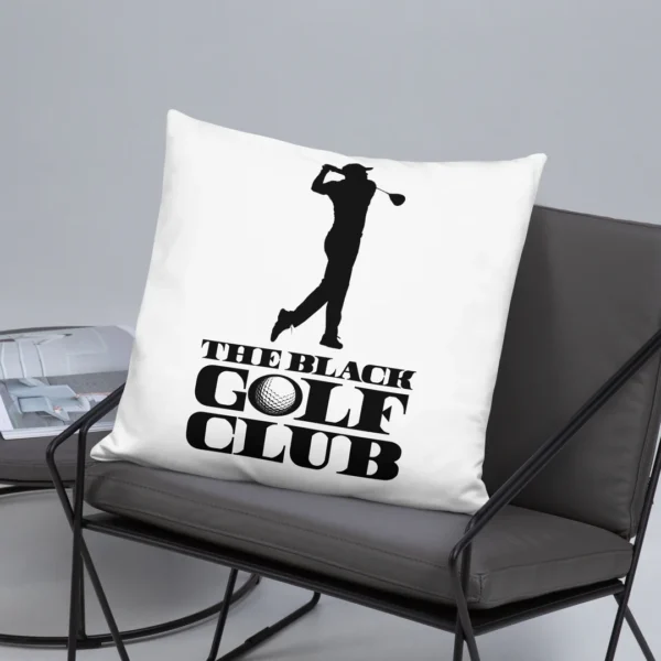 BLACK GOLF CLUB Basic Pillow - Image 21