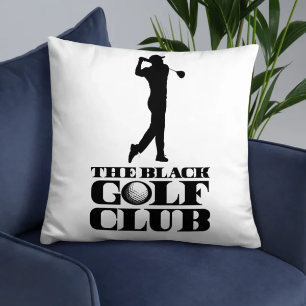 BLACK GOLF CLUB Basic Pillow - Image 27