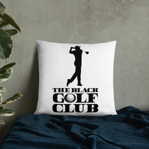 BLACK GOLF CLUB Basic Pillow - Image 32