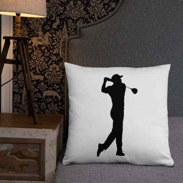 BLACK GOLF CLUB Basic Pillow - Image 37