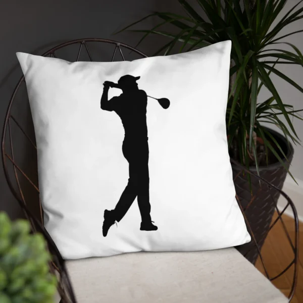 BLACK GOLF CLUB Basic Pillow - Image 14