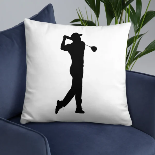 BLACK GOLF CLUB Basic Pillow - Image 25